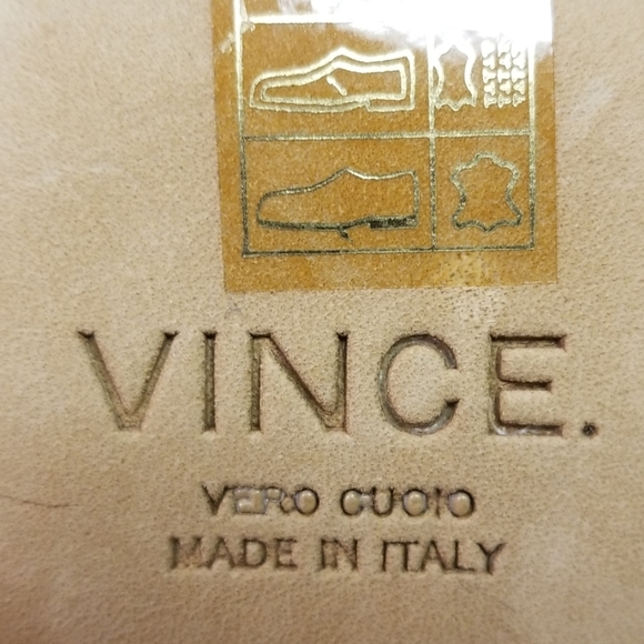 Vince. Haider Sport Suede Ankle Bootie Beige - Picture 7 of 8